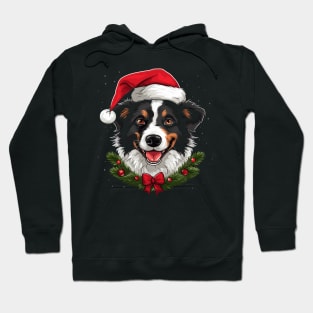 Border Collie Christmas Hoodie